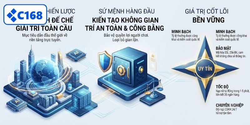 Giới thiệu tầm nhìn cùng sứ mệnh thương hiệu C168
